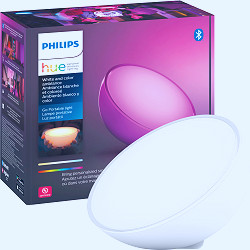 Philips Hue Go Bluetooth Table Lamp White and Color Ambiance 7602031 - Best  Buy